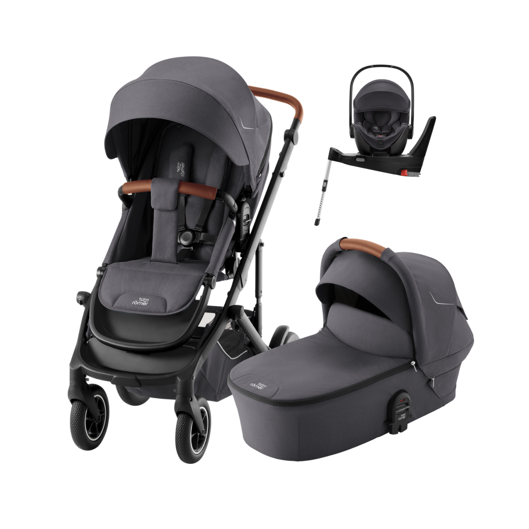 Britax Römer Smile 5Z 4in1 Kinderwagen - Comfort Plus Set Midnight Grey - Britax Römer Smile 5Z 4in1 Kinderwagen Comfort Plus Set Midnight Grey bei babybrands.de kaufen ✓ sicher, einfach & bequem online bestellen ✓